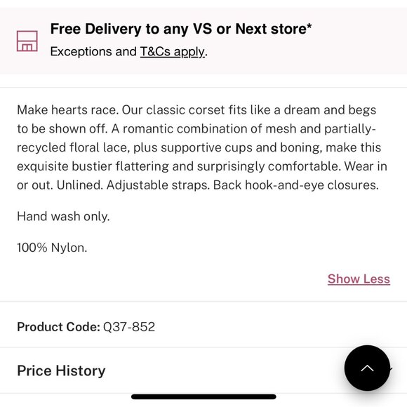 Victoria's Secret Dream Angels Lace Corset Top - Picture 3 of 11